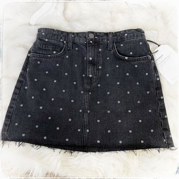 Current Elliott black denim mini skirt. NWT - Picture 1 of 7